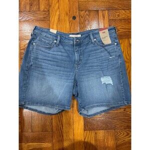 Levi's Women's  Blue Denim Mid-Length Shorts - Size 16w- NWT